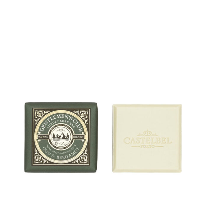 castelbel gentlemen s club oud bergamot soap bar 150g