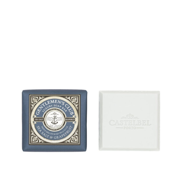 castelbel gentlemen s club sea salt grapefruit soap bar 150g