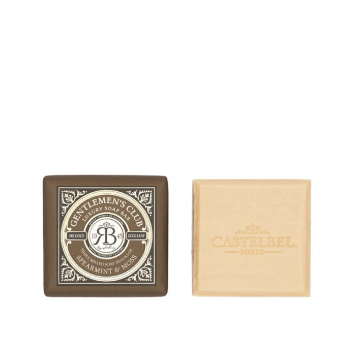 castelbel gentlemen s club spearmint moss soap bar 150g