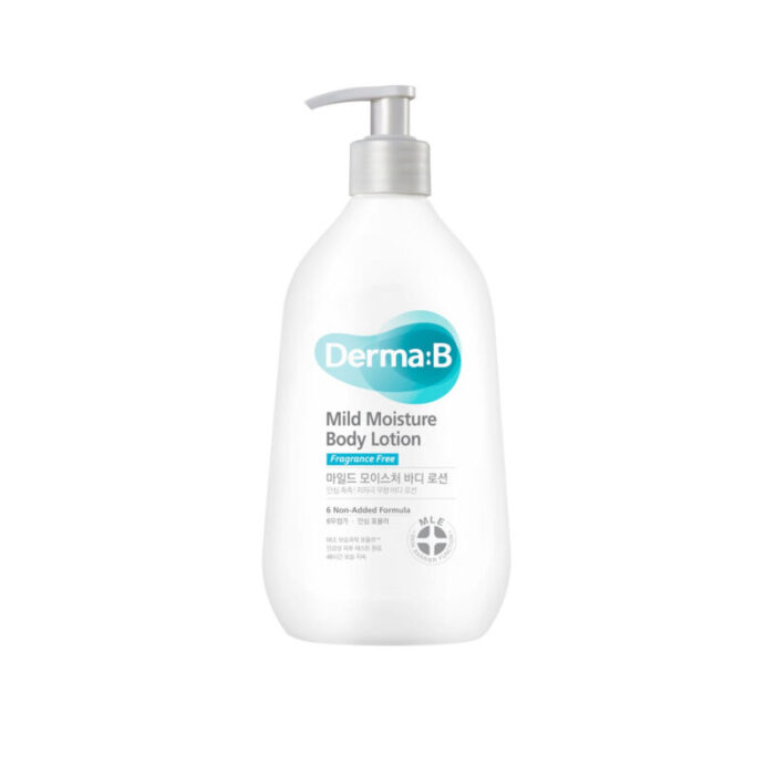 derma b mild moisture body lotion 400ml