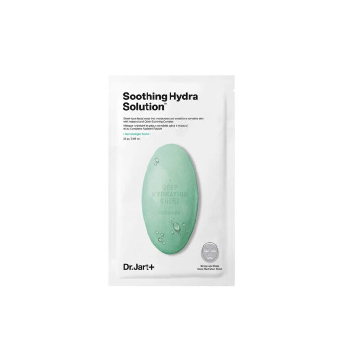 dr jart dermask water jet soothing hydra solution sheet mask 25g