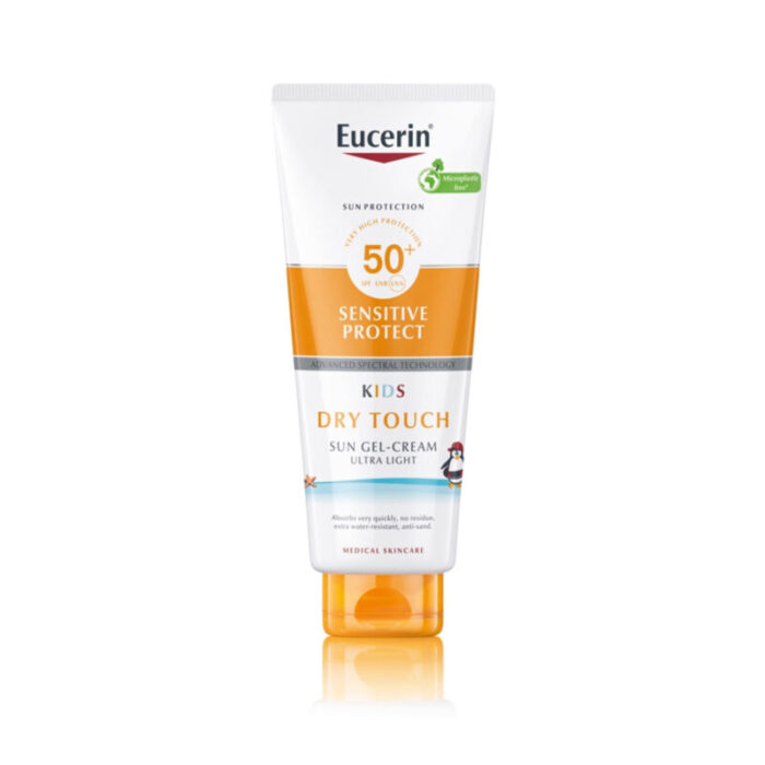 eucerin sun sensitive protect kids dry touch sun gel cream spf50 400ml