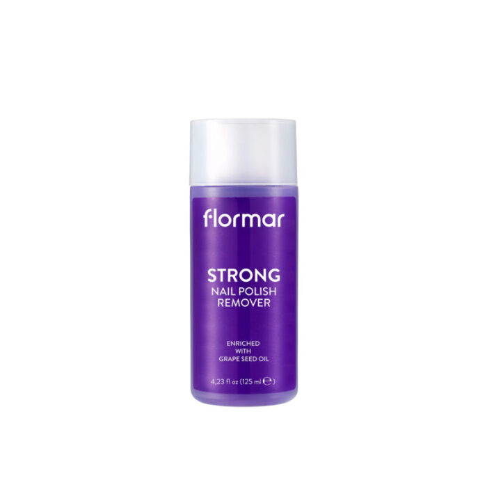 flormar strong nail polish remover with grape seed oil 125ml