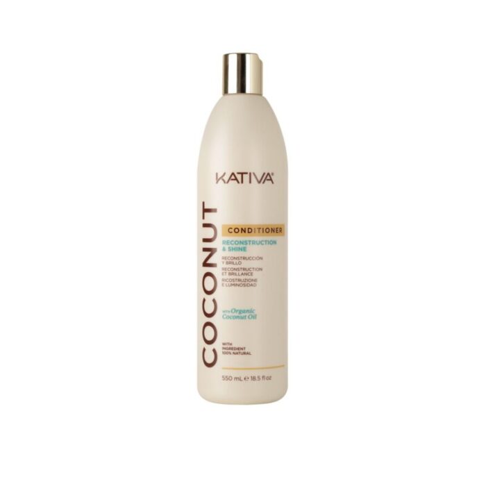 kativa coconut reconstruction shine conditioner 550ml