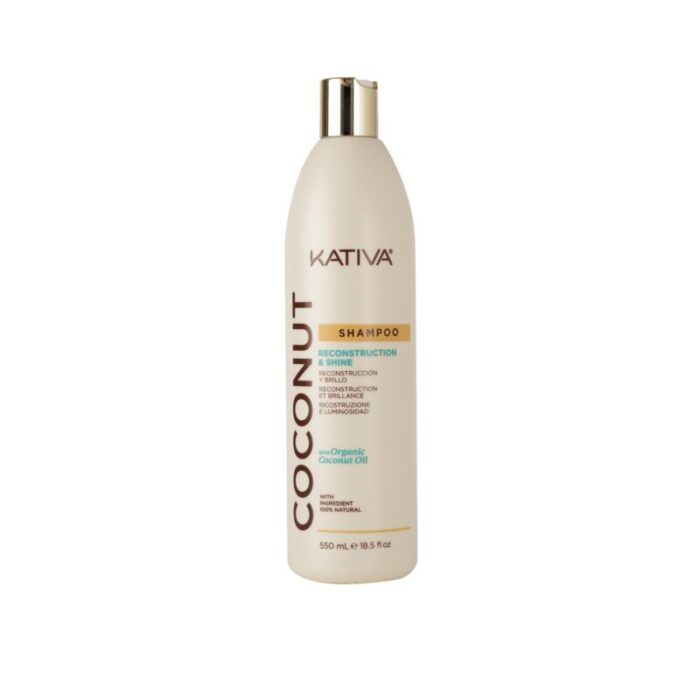 kativa coconut reconstruction shine shampoo 550ml