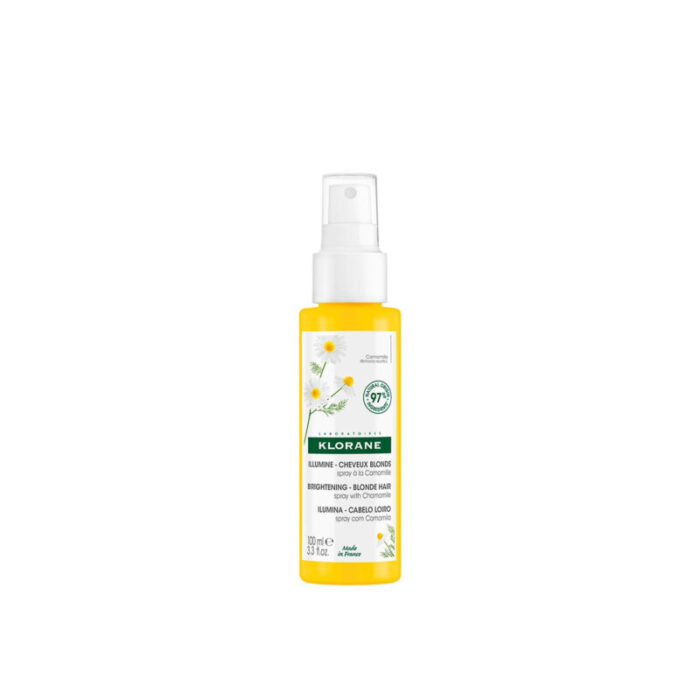 klorane brightening blonde hair spray with chamomile 100ml