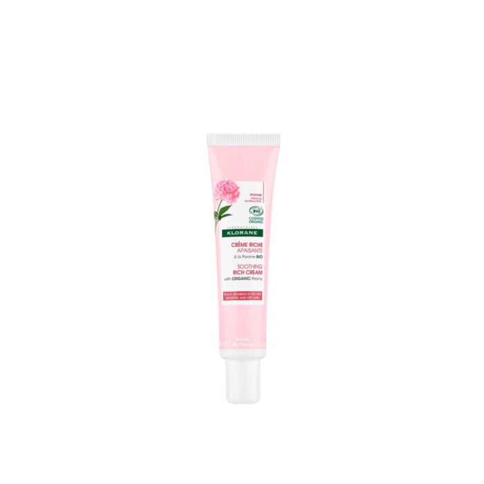 klorane soothing rich cream with peony 40ml 1