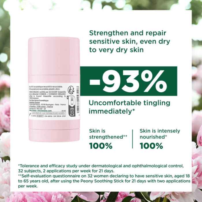 klorane soothing stick mask with peony 25g 1