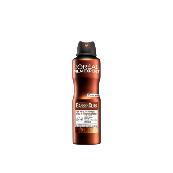 l oreal paris men expert barber club 48h protective body spray 150ml