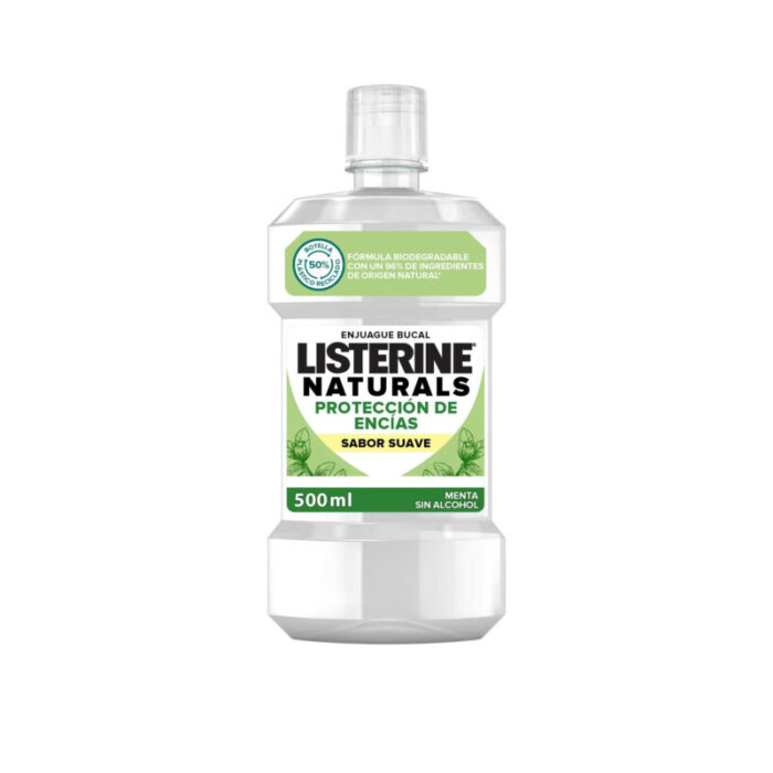 listerine naturals gum protect mild taste mouthwash 500ml