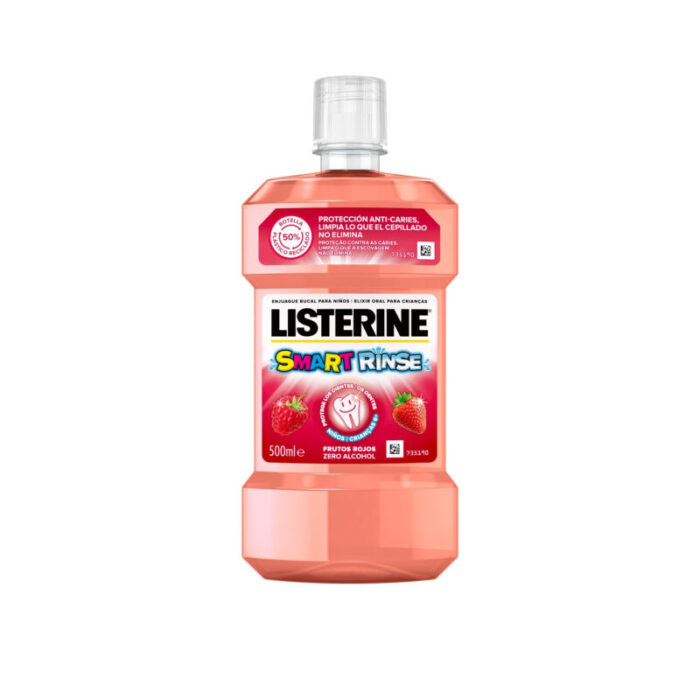 listerine smart rinse mild berry kids mouthwash 500ml