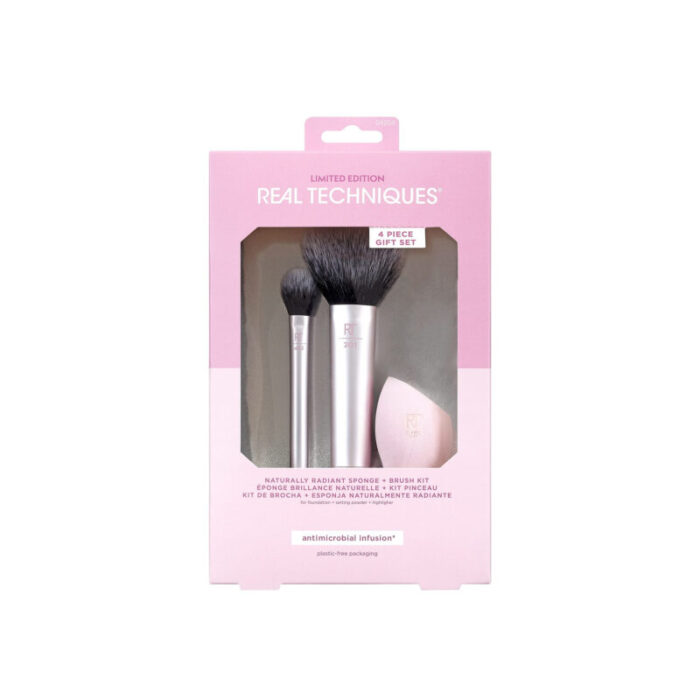 real techniques naturally radiant sponge brush kit