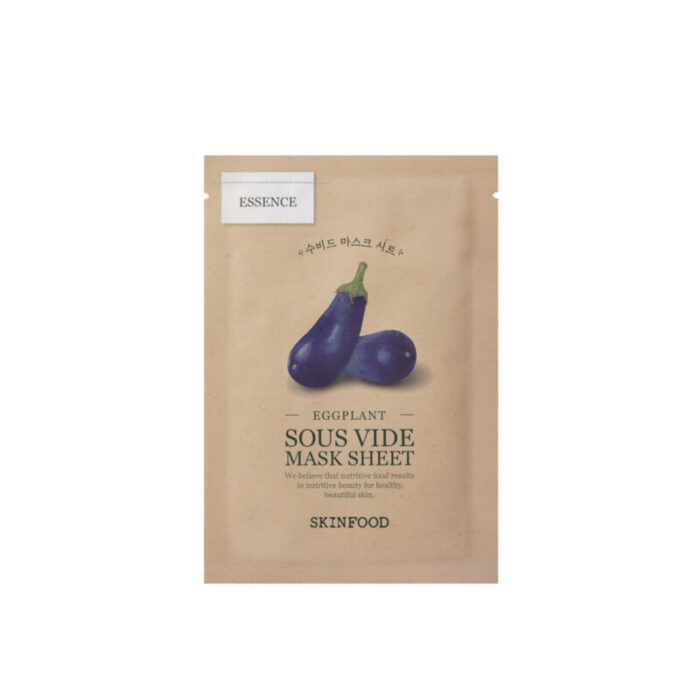 skinfood eggplant sous vide mask sheet 22g