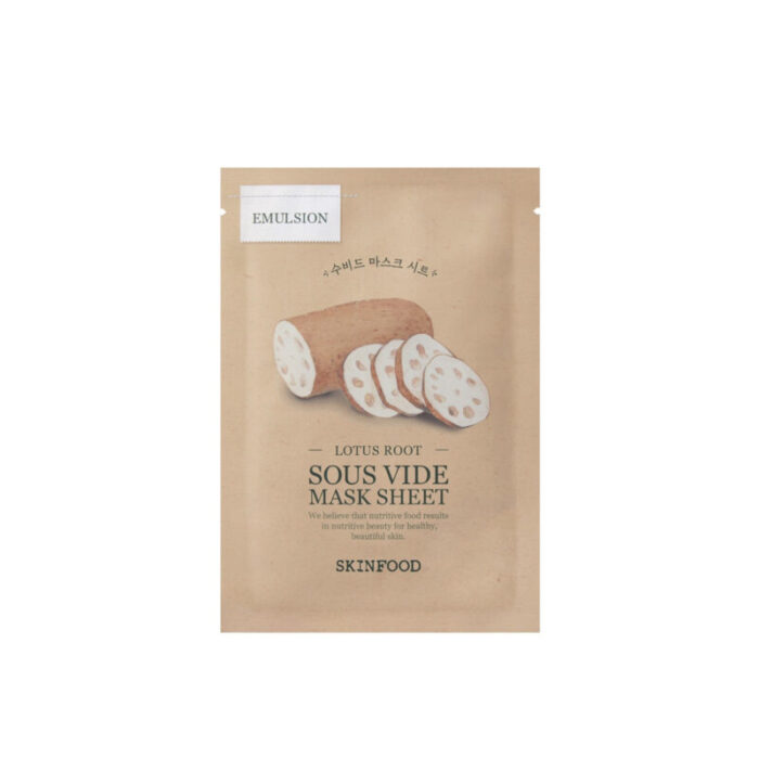 skinfood lotus root sous vide mask sheet 20g