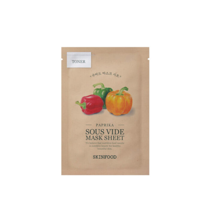 skinfood paprika sous vide mask sheet 18g