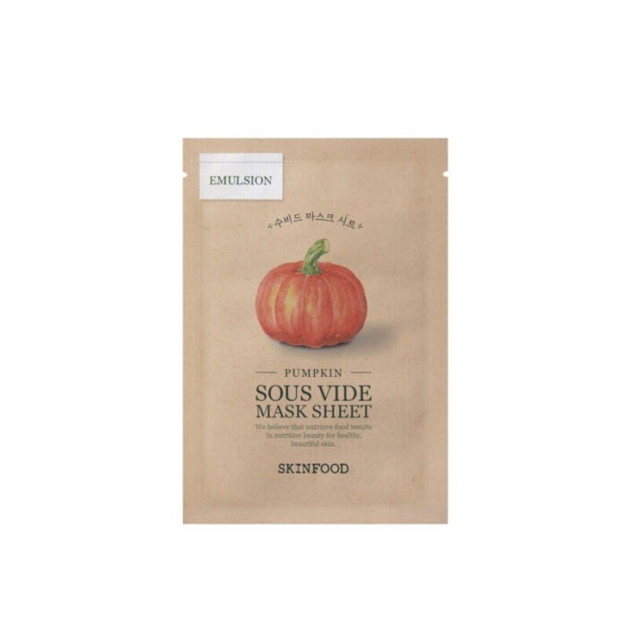 skinfood pumpkin sous vide mask sheet 20g